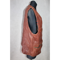 KAMIZELKA MOTOR SKÓRA BAR rozm. XL